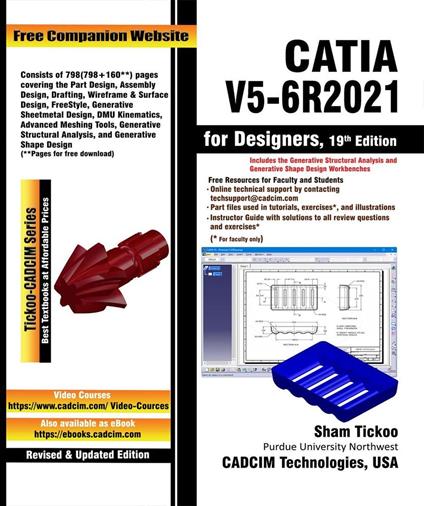 CATIA V5-6R2021 for Designers, 19th Edition