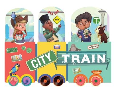 City Train: An Activity Board Book - Stephanie Campisi - cover