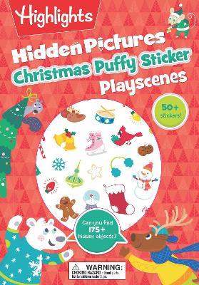 Christmas Hidden Pictures Puffy Sticker Playscenes - cover