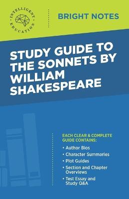 Study Guide to The Sonnets by William Shakespeare - cover