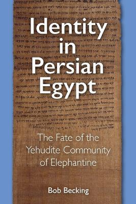 Identity in Persian Egypt: The Fate of the Yehudite Community of Elephantine - Bob Becking - cover