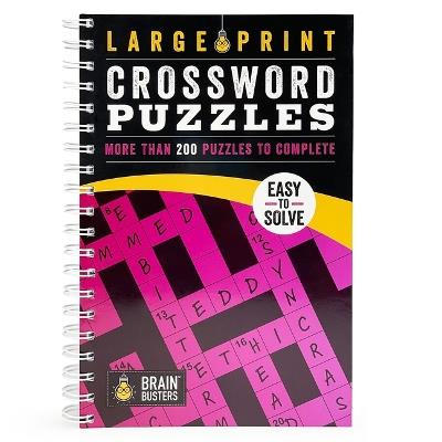 Large Print Crossword Puzzles Pink: Over 200 Puzzles to Complete - cover