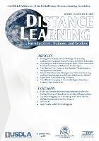 Distance Learning Volume 18 Issue 4 2021 - cover