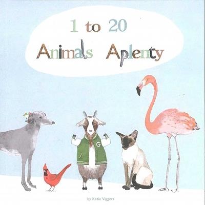 1 to 20, Animals Aplenty - Katie Viggers - cover