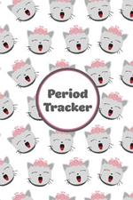 Period Tracker: Track & Log Monthly Symptoms, Moods & PMS, Monitor Menstrual Cycle Diary, Record Month Flow Journal, Periods Book, Girls, Women