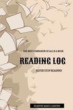 Reading Log: Record, Review, & Track Books & Pages Read, Book Lovers Gift, Journal