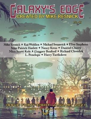 Galaxy's Edge Magazine: Issue 48 January 2021 - Michael Swanwick,Nancy Kress,Harry Turtledove - cover