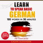 LEARN TO SPEAK BASIC GERMAN