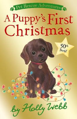 A Puppy's First Christmas - Holly Webb - cover