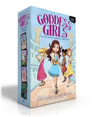 Goddess Girls Graphic Novel Legendary Collection (Boxed Set): Athena the Brain Graphic Novel; Persephone the Phony Graphic Novel; Aphrodite the Beauty Graphic Novel; Artemis the Brave Graphic Novel - cover