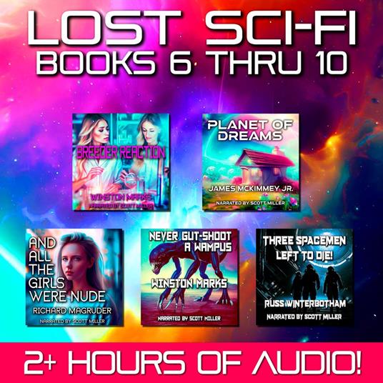 Lost Sci-Fi Books 6 thru 10