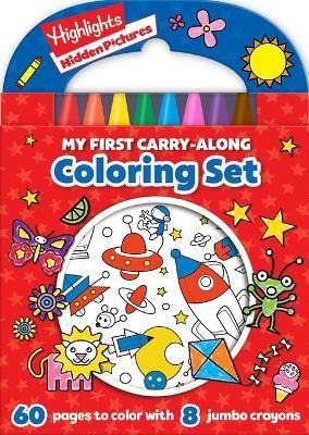 Highlights: My First Hidden Pictures Carry-Along Coloring Set - Delaney Foerster - cover