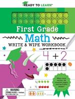 Ready to Learn: First Grade Math Write & Wipe Workbook with Popper