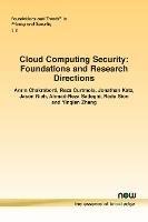 Cloud Computing Security: Foundations and Research Directions - Anrin Chakraborti,Reza Curtmola,Jonathan Katz - cover