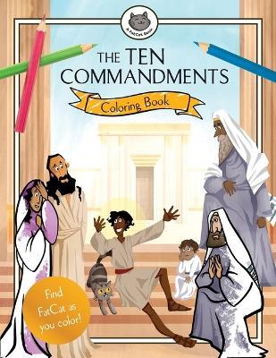 The Ten Commandments Coloring Book - cover