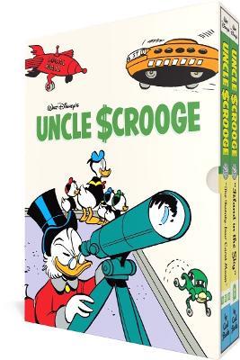 Walt Disney's Uncle Scrooge Gift Box Set the Twenty-Four Carat Moon & Island in the Sky: Vols 22 and 24 - Carl Barks - cover