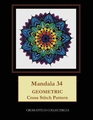 Mandala 34: Geometric Cross Stitch Pattern - Kathleen George