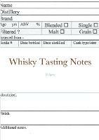 Whisky Tasting Notes