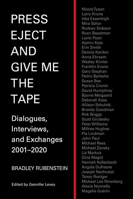 Press Eject and Give Me The Tape: Dialogues, Interviews, and Exchanges 2001–2020