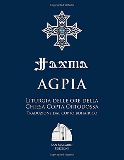 Agpia. Liturgia delle ore della Chiesa copta ortodossa - copertina