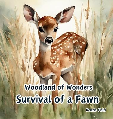 Survival of a Fawn: Survival of a Fawn: Woodland of Wonders Series: Captivating poetry and stunning illustrations about a young deer and his brave journey of growing up in the woodland. - Kenzie Field - cover