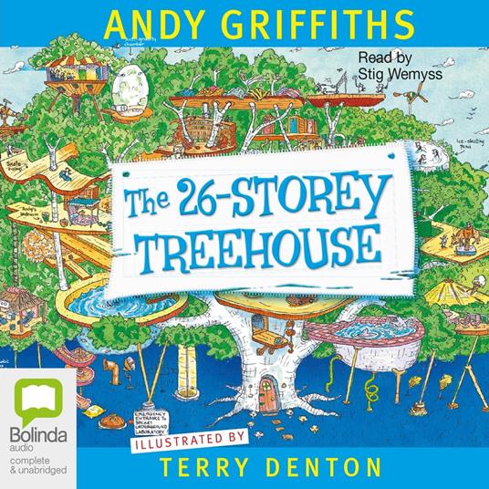 The 26-Storey Treehouse - Denton, Terry - Griffiths, Andy - Audiolibro in  inglese