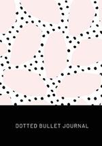 Pink Spots with Black Polka Dots - Dotted Bullet Journal: Medium A5 - 5.83X8.27