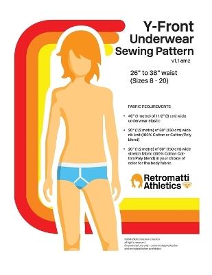 RetroMatti Athletics Retro Briefs Sewing Pattern - Madison Matti Charlton - cover