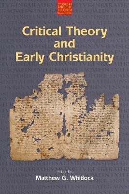 Critical Theory and Early Christianity - cover