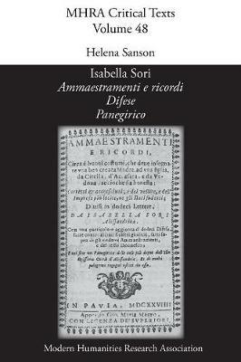 'Ammaestramenti e ricordi', by Isabella Sori - cover