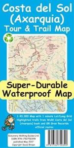 Costa del Sol (Axarquia) Tour and Trail Super Durable Map