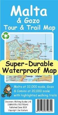 Malta and Gozo Tour and Trail Super-Durable Map - Jan Kostura - cover