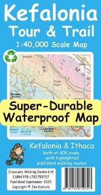 Kefalonia Tour and Trail Map - Jan Kostura - cover