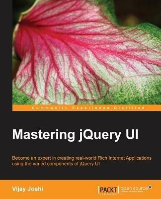 Mastering jQuery UI - Vijay Joshi - cover