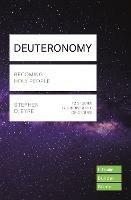 Deuteronomy: Becoming Holy People - Stephen D. Eyre - cover