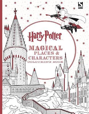 Harry Potter Magical Places and Characters Colouring Book - cover