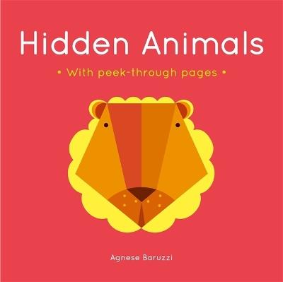 Hidden Animals: A board book with peek-through pages - cover