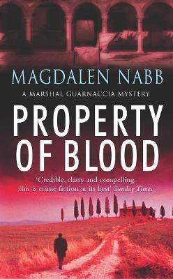 Property Of Blood - Magdalen Nabb - cover