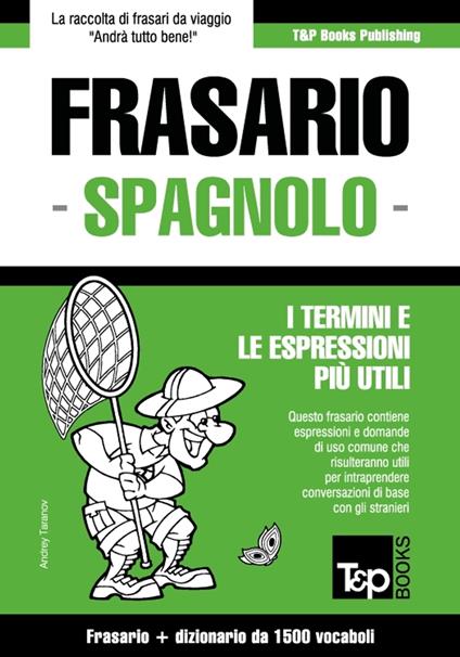 Frasario Italiano-Spagnolo e dizionario ridotto da 1500 vocaboli - Andrey Taranov - ebook