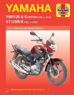 Yamaha YBR125 (05 - 16) & XT125R/X (05 - 09) Haynes Repair Manual - Phil Mather - cover