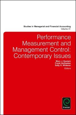 Performance Measurement and Management Control: Contemporary Issues - cover