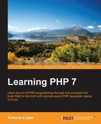 Learning PHP 7 - Antonio Lopez - cover