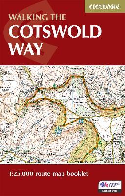 The Cotswold Way Map Booklet: 1:25,000 OS Route Mapping - cover