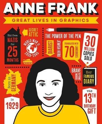 Great Lives in Graphics: Anne Frank - Books Button - cover