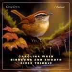 Carolina Wren Birdsong and Smooth River Trickle