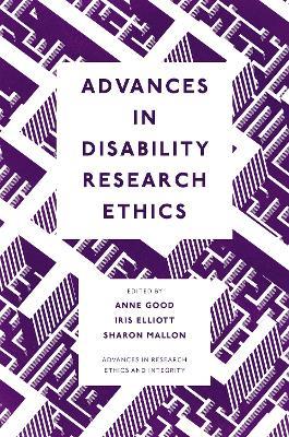 Advances in Disability Research Ethics - cover