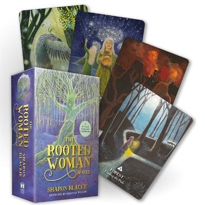 The Rooted Woman Oracle: A 53-Card Deck and Guidebook - Sharon Blackie - cover