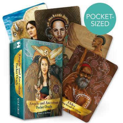 Angels and Ancestors Pocket Oracle: A 55-Card Deck and Guidebook - Kyle Gray - cover