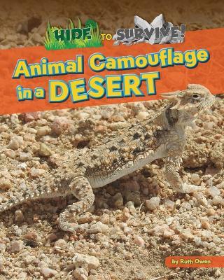 Animal Camouflage in a Desert - Ruth Owen - cover