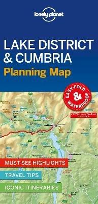 Lonely Planet Lake District & Cumbria Planning Map - Lonely Planet - cover